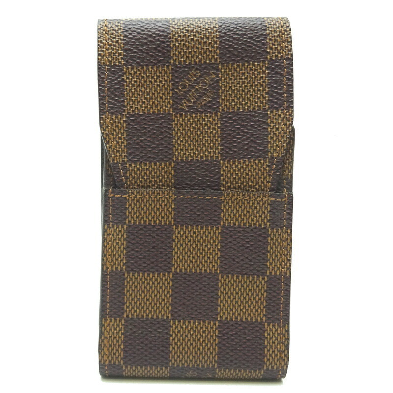 Louis Vuitton Cigarette Case Accessories Damier Ebene Brown